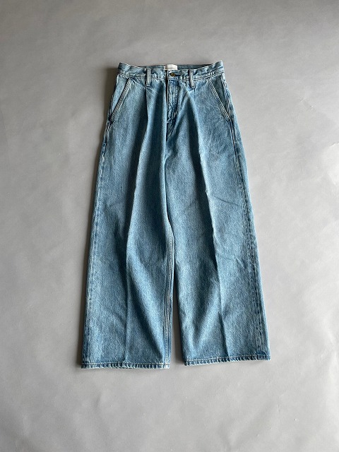 最安値即納【superNova.】Selvedge wide jeans Bio wash パンツ