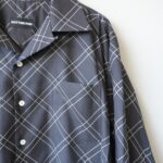 DORAMI L/S 綿シルクシャツ Chank-BLK