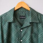 DORAMI L/S 綿シルクシャツ Chank-GRN