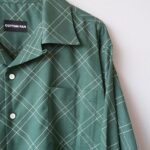 DORAMI L/S 綿シルクシャツ Chank-GRN