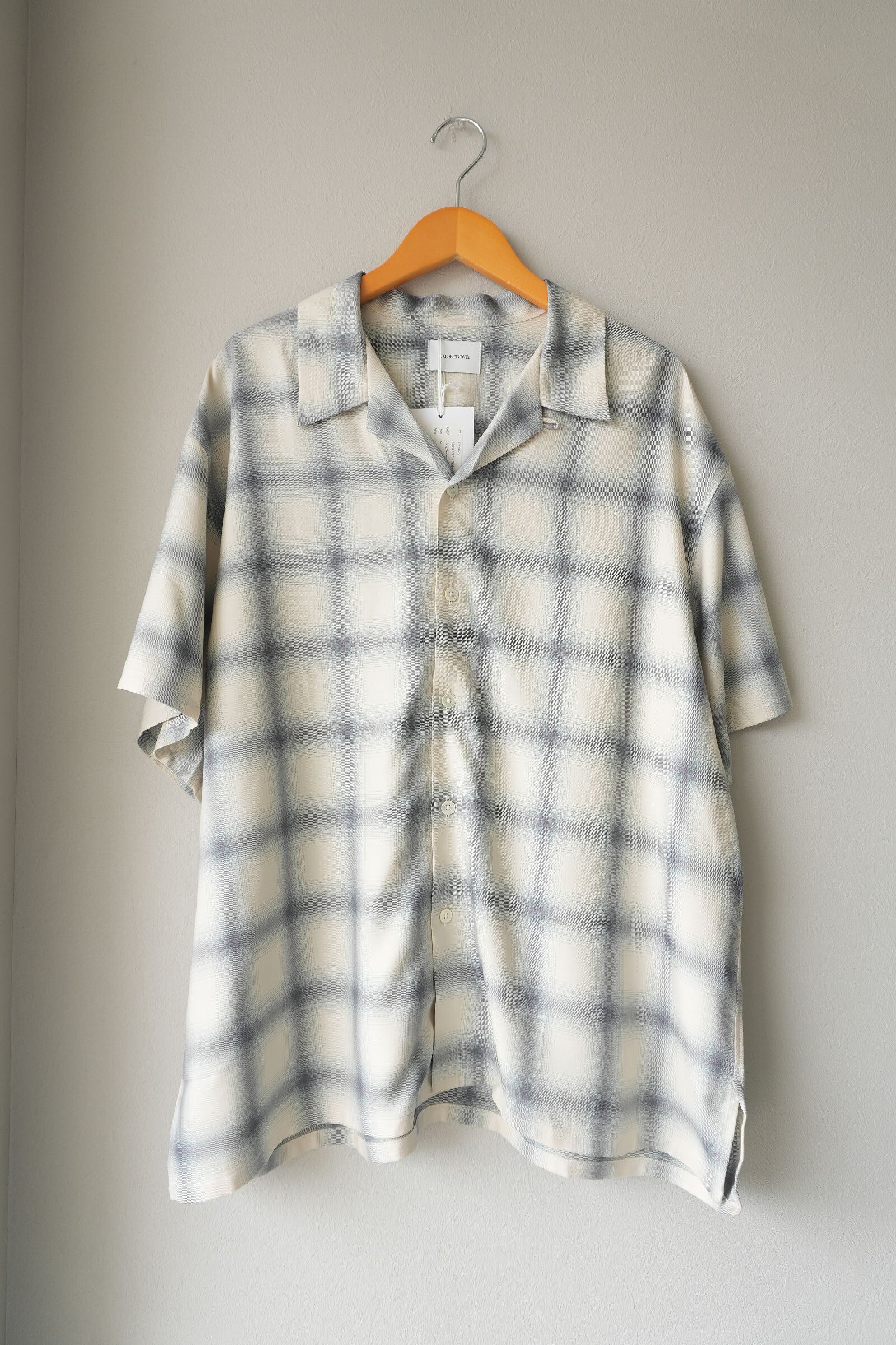 superNova.【スーパーノヴァ】Aloha shirt – Ombre check | SPEACE 福井