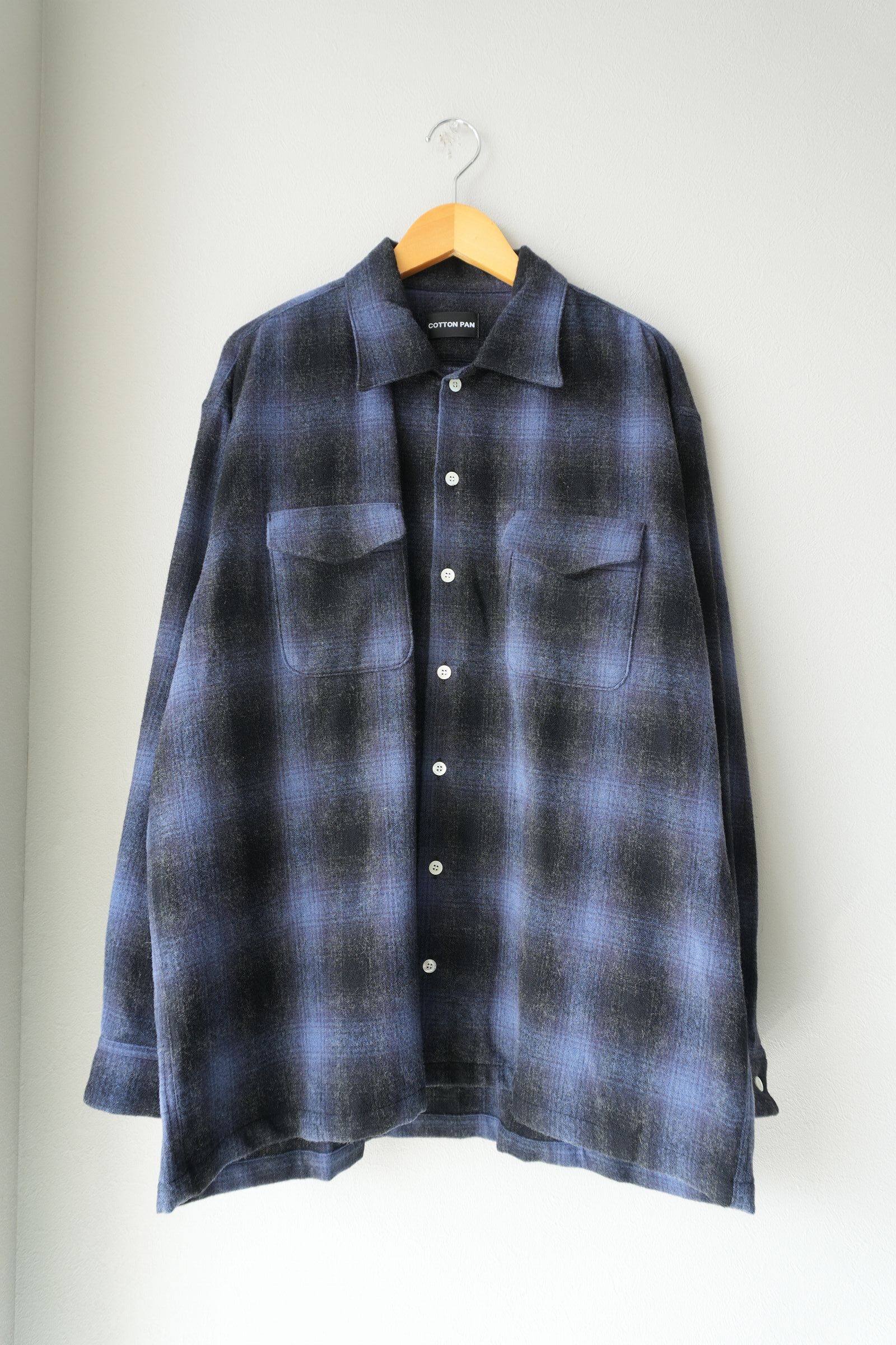 Schaaf L/S Oaklamd型-BLACK×BLUE